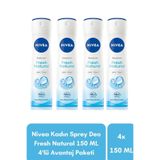 Kadın Deodorant Fresh Natural 150 ML X 4 Adet