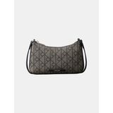 Kadın Deri Askı Ayarlanabilir Calvin Klein Yazılı Haki Omuz Çantası LV04F1164G-7UL