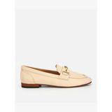 Kadın Deri Bej Yumuşak Dokulu Tokalı Klasik Loafer 01AYH319080A310