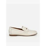 Kadın Deri Ekru Yumuşak Dokulu Klasik Loafer 01AYH321280A400