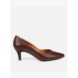 Kadın Deri Kahverengi İnce Topuklu Stiletto 01AYH312520A480