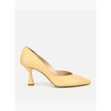 Kadın Deri Sarı Kısa Topuklu Stiletto 01AYH321960A520