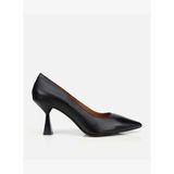 Kadın Deri Siyah Esnek Tabanlı İnce Topuklu Stiletto 01AYH312510A100
