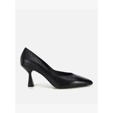 Kadın Deri Siyah Kısa Topuklu Stiletto 01AYH321960A100
