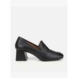 Kadın Deri Siyah Topuklu Loafer 01AYH312790A100