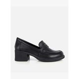 Kadın Deri Siyah Yumuşak Dokulu Topuklu Klasik Loafer 01AYH331930A100