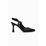Kadın Deri Topuklu Stiletto Ayakkabı 26y 26461126y Siyah