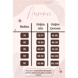 Kadın Destekli Dolgulu Balenli Sütyen - 90B - Mavi