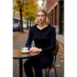 Kadın Devrik Yaka Fitilli Triko Hırka Uzun Kollu Crop Kesim Rahat Ve Şık Kombinlerin Vazgeçilmezi