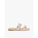 Kadın Düz Taban Hakiki Deri Gold Sandalet FW0FW08670-0HS
