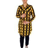 Kadın Ekose Kareli Tunik BGL-ST02956 SARI 44