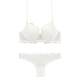 Kadın Ekru 4796 Push Up Sütyen Takım