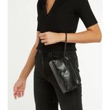 Kadın El Çantası Clutch Çanta - Parlak Siyah