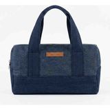 Kadın El Çantası Kot Patchwork Baguette Çanta -Özel Tasarım Denim El Çantası