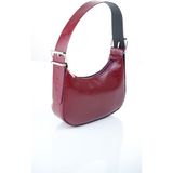 Kadın El ve Omuz Çantası Parlak Yüzey Yeni Sezon Şık Tasarım EN:20CM YÜKSEKLIK:24CM - Tek Ebat - Kırmızı