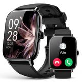 Kadın Erkek Akıllı Saat - Cevap/Arama Yap, 2025 1,91 inç IP68 Su Geçirmez Fitness Adım Uyku İzleyici, Nabız Monitörü Aktivite Sayacı Akıllı Saat, Andriod iPhone iOS Samsung için Uyumlu