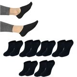 Kadin - Erkek - Unisex Duz Desen (6 Cıft) Pamuklu Beden Mevsimlik Terletmez Gorunmez Corap