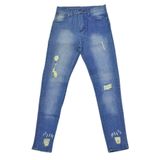 Kadın Eskitme Model Jeans BGL-ST03914 MAVİ 28