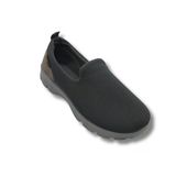 Kadın Esnek Örme Triko Gri Slip-On Spor Ayakkabı - Hafif Ve Rahat Günlük Yürüyüş Ayakkabısı Tarzdı18