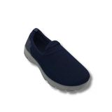 Kadın Esnek Örme Triko Mavi Slip-On Spor Ayakkabı - Hafif Ve Rahat Günlük Yürüyüş Ayakkabısı Tarzdı18