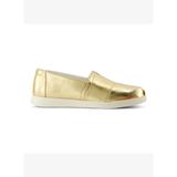 Kadın Espadril / Keten 10021745 10022131 Toms Alpargata Plus Metallic Nappa Leather