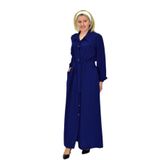 Kadın Ferace Elbise BGL-ST03809 LACİVERT 46