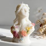 Kadın Figürü Silikon Kalıp, Reçine Mum Alçı için DIY İnsan Vücudu Heykel Kalıbı, Aromaterapi Taşı ve Dekoratif Biblo Yapımı için Esnek El İşi Kalıbı