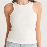 Kadın Fitilli Halter Yaka Crop Atlet - XL - Beyaz