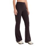 Kadın Fitness Spor İspanyol Paça Flare Motion Tayt (Mürdüm, L)