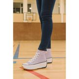 Kadın Genç Kız Çocuk Run Star Canvas Sneaker Spor Ayakkabı - Lila