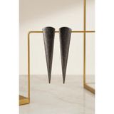Kadın Gold Dokulu Uzun Minimal Küpe