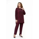 Kadın Gölge Desen Tunik Pantolon Takım BGL-ST05430