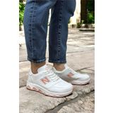 Kadın Günlük Spor Sneaker Ayakkabı BEYAZ - PUDRA