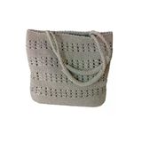 Kadın Hand Made Yazlık Kadın Sütlü Kahve Omuz Çantası