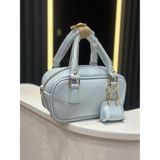 Kadın Handley Model Mini Cüzdan Hediyeli Çapraz El ve Omuz Çantası - Bebe Mavisi