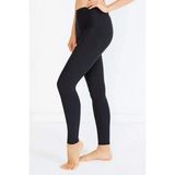 Kadın Içi Pamuklu Termal Pijama Tayt Içlik Siyah - Çok Renkli - S - M