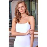 Kadın Ince Ip Askılı Atlet (8032) - L - XL - Beyaz