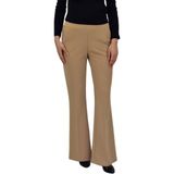 Kadın İspanyol Paça Beli Lastikli Kumaş Pantolon BGL-ST04321 CAMEL 38