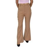 Kadın İspanyol Paça Pantolon BGL-ST03692 CAMEL 48