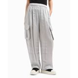 Kadın Jogger Stil Bel Ve Paça Uçları Lastikli Yan Cep Gri Pantolon XW000139 AF10839-M8047