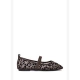 Kadın Kahverengi Leopar Desenli Kumaş Babet 26PFE49466F