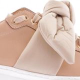 Kadın Kalın Taban Fiyonklu Sneakers Ayakkabı Nude 15299643118