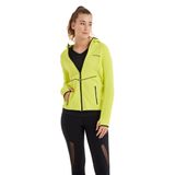Kadın Kapüşonlu Flash Fermuarlı Thermal Polar Yeşil Sweatshirt C2T8N6O15 YEŞİL S