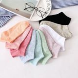 Kadın Karışık Soft Renkli Koton Patik Çorap 10 Çift 36-40 Çok Renkli