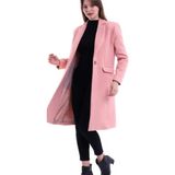 Kadın Kaşe Kaban - Pembe,M
