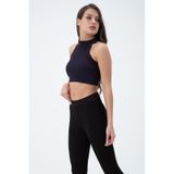 Kadın Kaşkorse Crop Atlet Lacivert