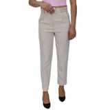Kadın Kemerli Bilek Pantolon BGL-ST03690 BEJ 38