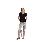 Kadın Kısa Kol Siyah Pijama Takım C7T9N551 SİYAH S