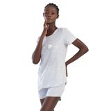 Kadın Kısa Kol Şortlu Pijama Takım, 405365