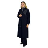 Kadın Kışlık Cepli Fermuarlı Kap Tunik BGL-ST03269 LACİVERT 52